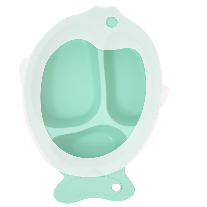 Fish‑Shaped Baby Divided Plate, Drop‑Resistant Creative Toddler Feeding Tableware