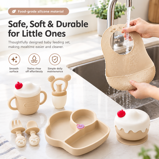 How to Make Baby Mealtime Easier: Choosing Safe, Easy-to-Clean Silicone Feeding Essentials