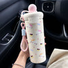 New 316 Stainless Steel Floating‑Ball Thermos Cup, Large‑Capacity Portable Coffee Mug, Stylish Water Bottle for Students