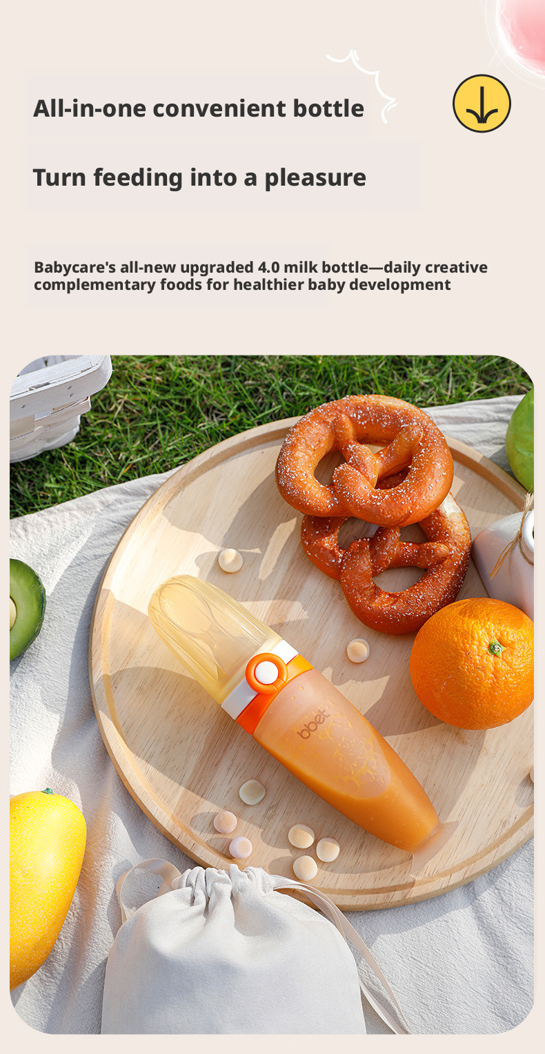 Baby Silicone Squeeze Feeding Spoon, Newborn Food Feeder for Rice Paste & Milk, Anti‑Colic Soft Baby Spoon
