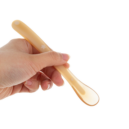 Soft Silicone Baby Feeding Spoons, Gentle Training Spoons for Newborns & Infants