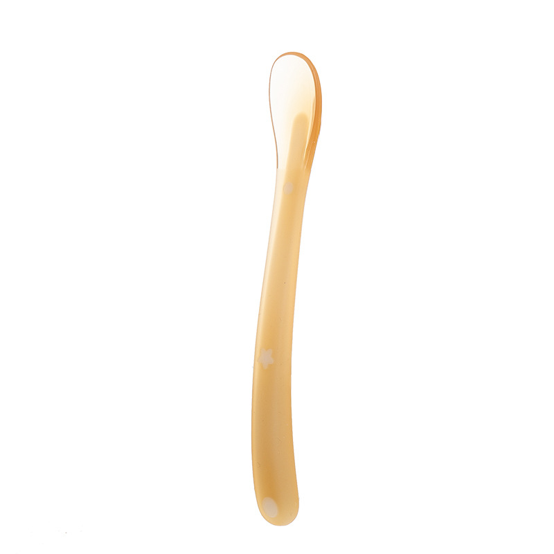 Soft Silicone Baby Feeding Spoons, Gentle Training Spoons for Newborns & Infants