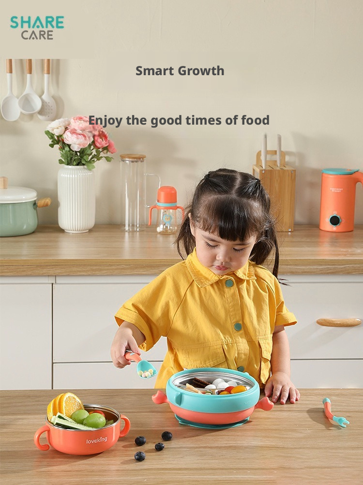 Baby Spoon & Fork Set with Storage Case, Toddler Self‑Feeding Utensils