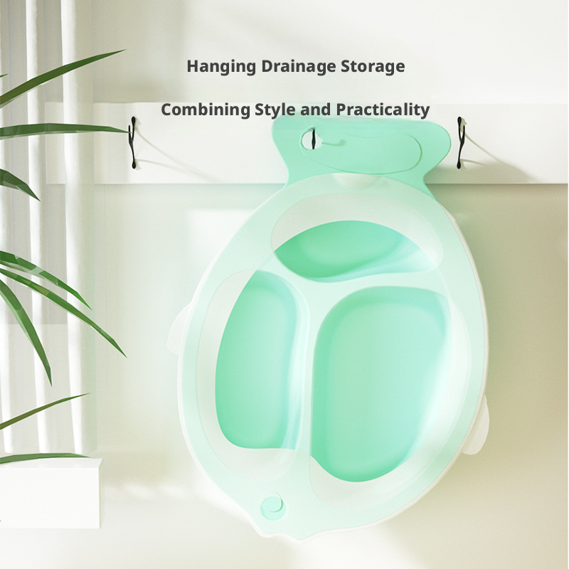 Fish‑Shaped Baby Divided Plate, Drop‑Resistant Creative Toddler Feeding Tableware