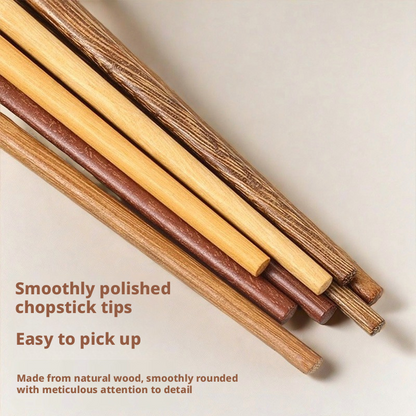 Cute Animal Wooden Kids Chopsticks, Non-toxic Unpainted Solid Wood Training Chopsticks for Toddlers, Children Learning Tableware