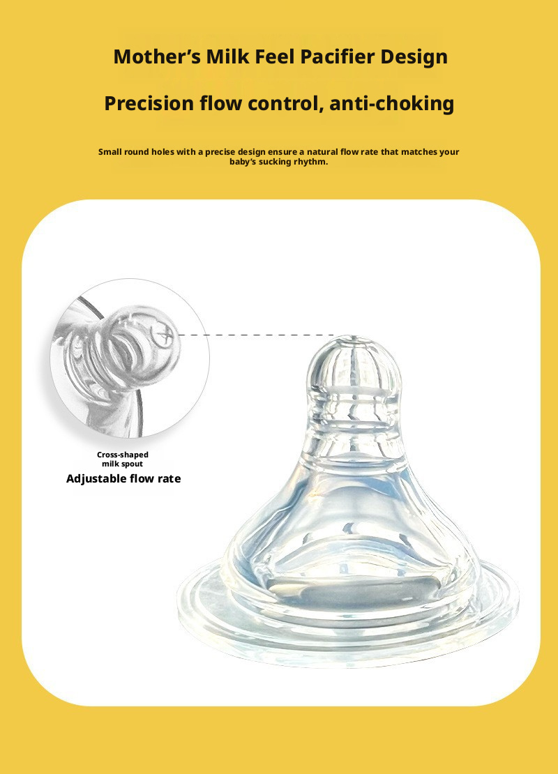 Creative Hands‑Free Baby Bottle, Wide‑Neck PP Feeding Bottle for Baby, 300ml