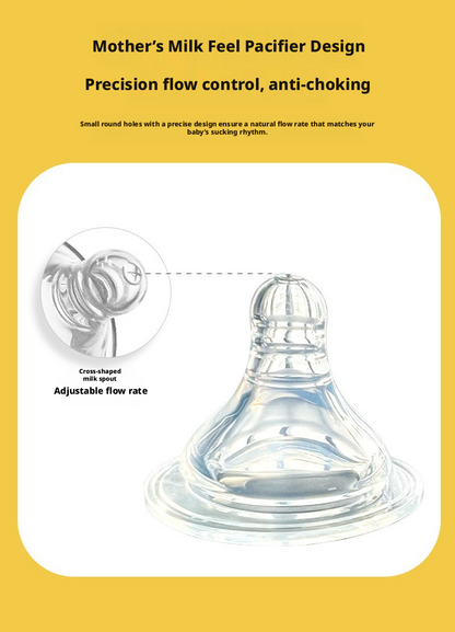 Creative Hands‑Free Baby Bottle, Wide‑Neck PP Feeding Bottle for Baby, 300ml