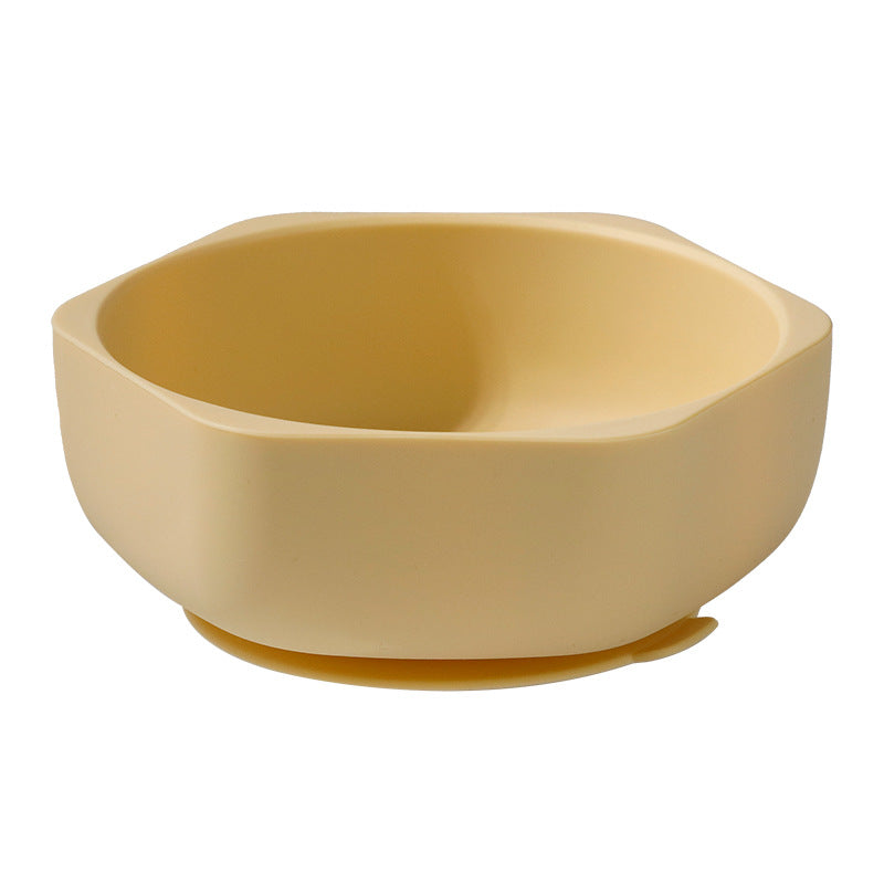 Silicone Suction Bowl for Babies, Children's Tableware, Baby Food Bowl, Anti-Drop Dining Tray for High Chairs, Training Bowl for Self-Feeding
