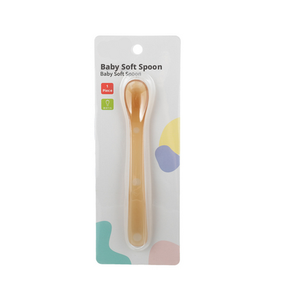 Soft Silicone Baby Feeding Spoons, Gentle Training Spoons for Newborns & Infants