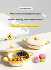 Baby Water‑Filled Insulated Plate, PPSU Divided Suction Toddler Plate for Self‑Feeding