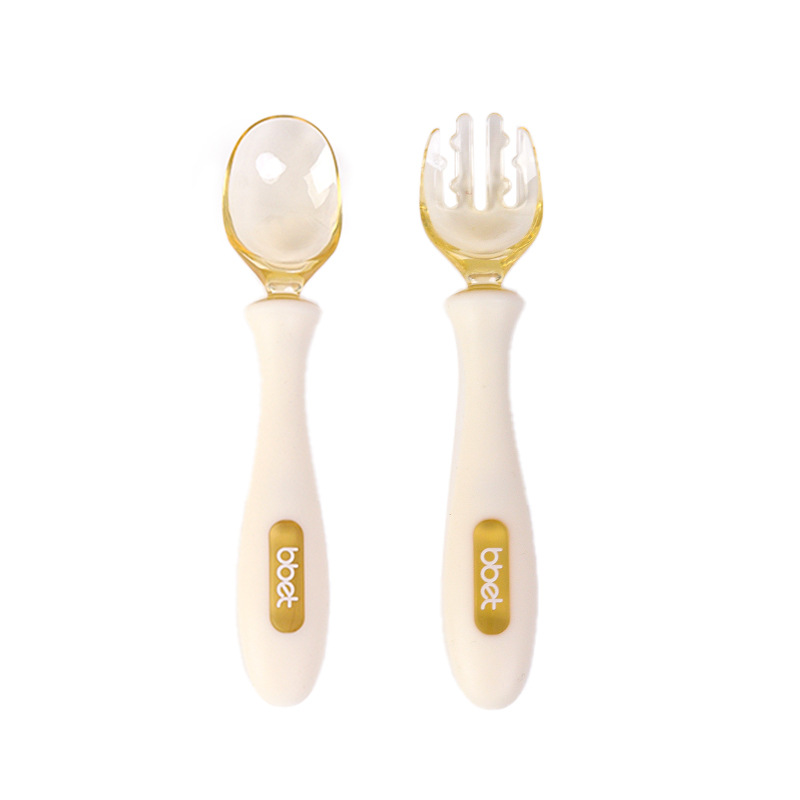 Baby Spoon & Fork Set, Self‑Feeding Training Utensils