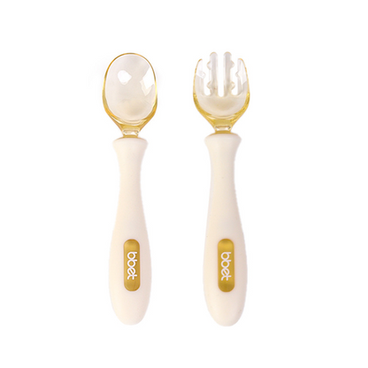 Baby Spoon & Fork Set, Self‑Feeding Training Utensils