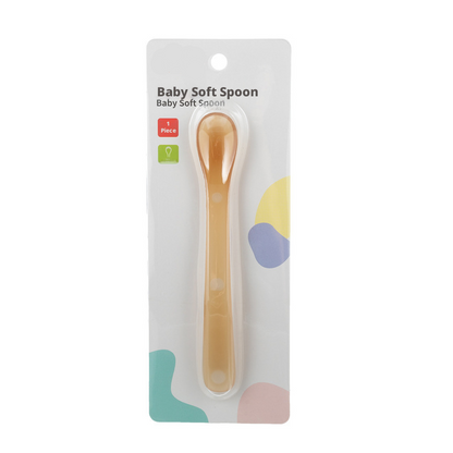 Soft Silicone Baby Feeding Spoons, Gentle Training Spoons for Newborns & Infants