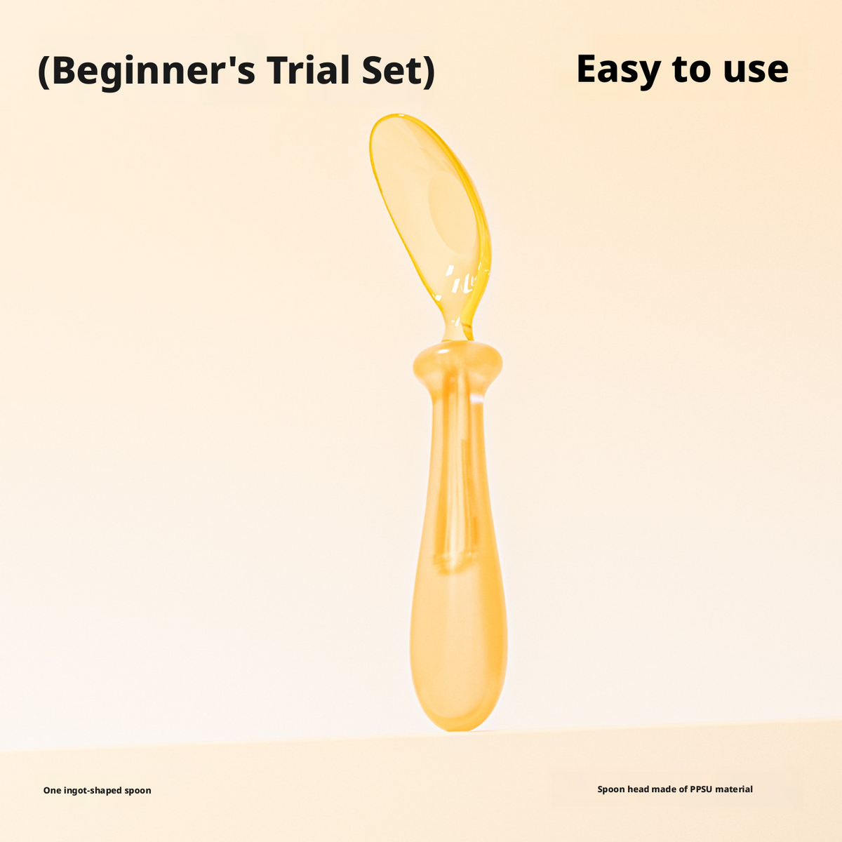 Baby Feeding Spoon, Baby Self‑Feeding Spoon for Puree & Complementary Food