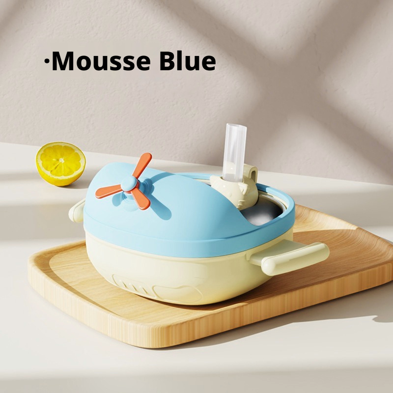 316 Stainless Steel Suction Baby Bowl, Shatterproof Toddler Self‑Feeding Tableware