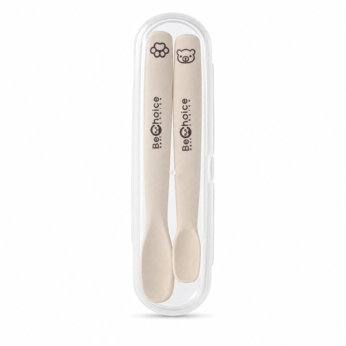 Food‑Grade Silicone Baby Feeding Spoon, Soft Gum‑Friendly Spoon for Infant, Self‑Feeding Training Spoon for Kids