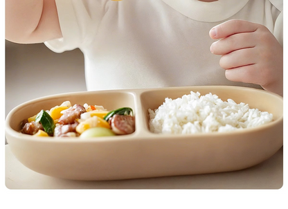 Baby Self‑Feeding Spoon, Integrated Anti‑Choke Silicone Utensil with Anti‑Drop Wrist Strap for Toddler Complementary Feeding