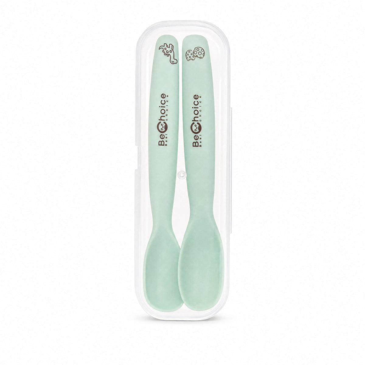 Food‑Grade Silicone Baby Feeding Spoon, Soft Gum‑Friendly Spoon for Infant, Self‑Feeding Training Spoon for Kids