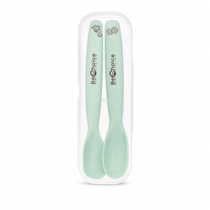 Food‑Grade Silicone Baby Feeding Spoon, Soft Gum‑Friendly Spoon for Infant, Self‑Feeding Training Spoon for Kids
