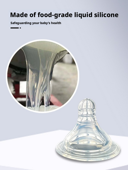 Creative Hands‑Free Baby Bottle, Wide‑Neck PP Feeding Bottle for Baby, 300ml