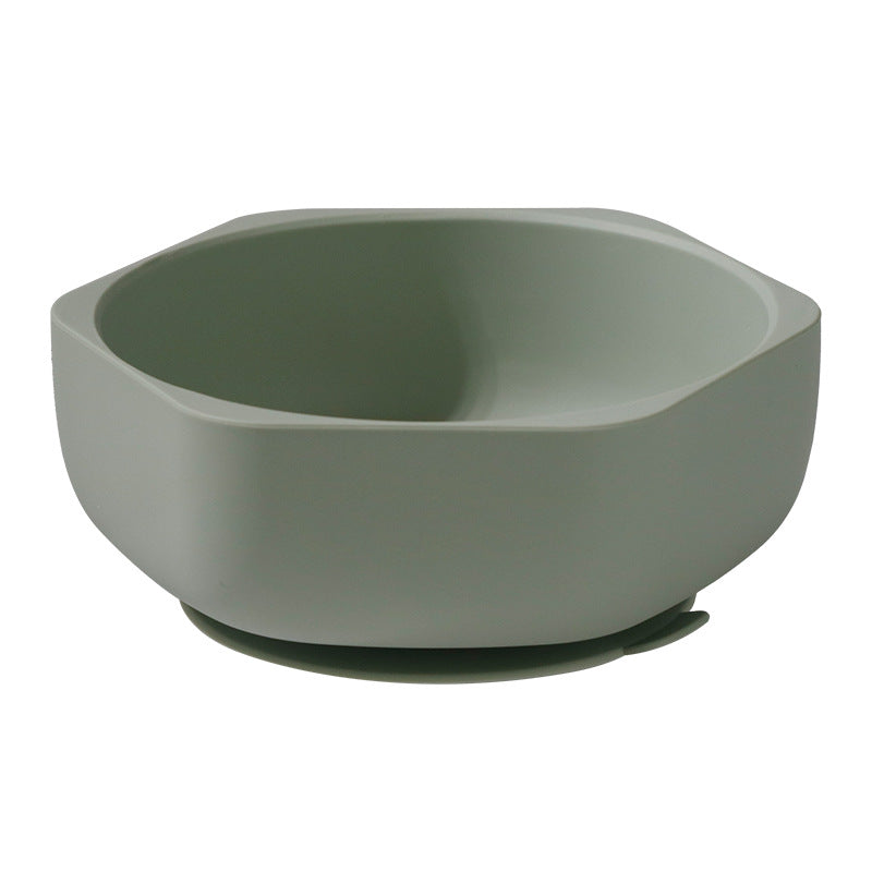 Silicone Suction Bowl for Babies, Children's Tableware, Baby Food Bowl, Anti-Drop Dining Tray for High Chairs, Training Bowl for Self-Feeding