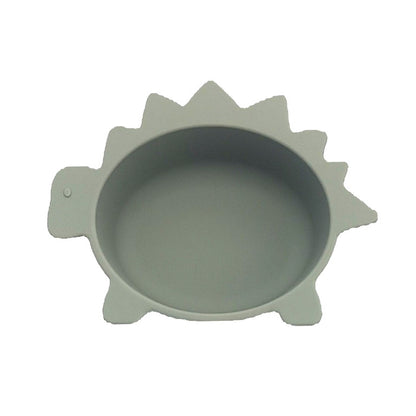 Dinosaur Silicone Baby Bowl, Kids Feeding Bowl