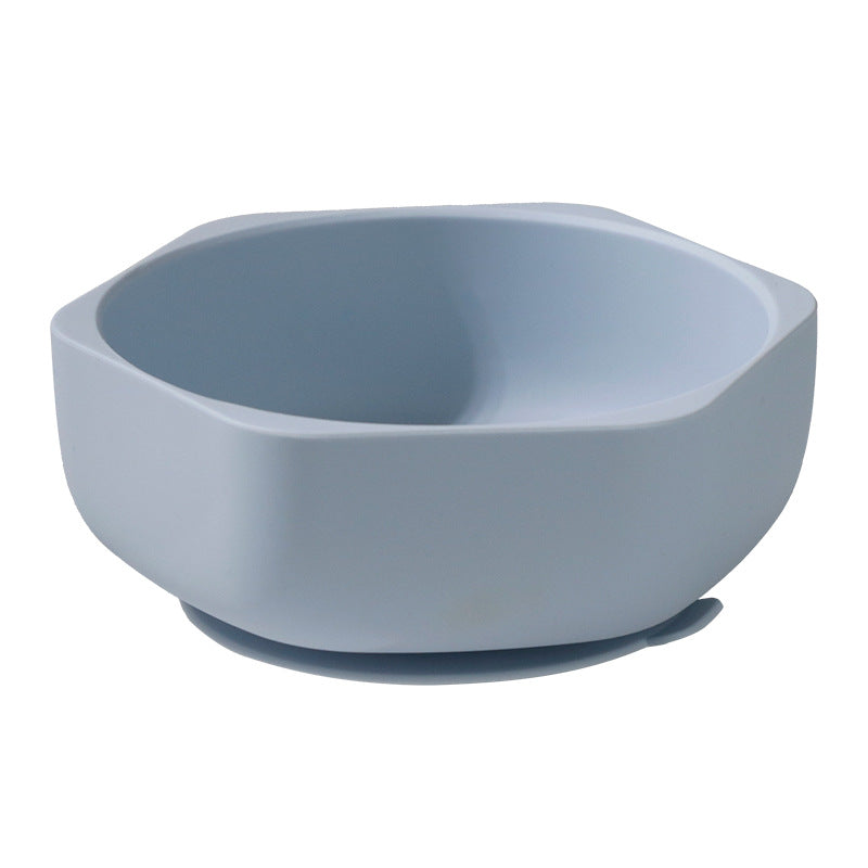 Silicone Suction Bowl for Babies, Children's Tableware, Baby Food Bowl, Anti-Drop Dining Tray for High Chairs, Training Bowl for Self-Feeding