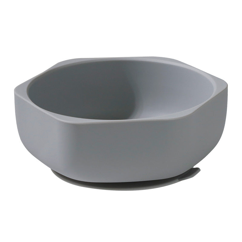 Silicone Suction Bowl for Babies, Children's Tableware, Baby Food Bowl, Anti-Drop Dining Tray for High Chairs, Training Bowl for Self-Feeding