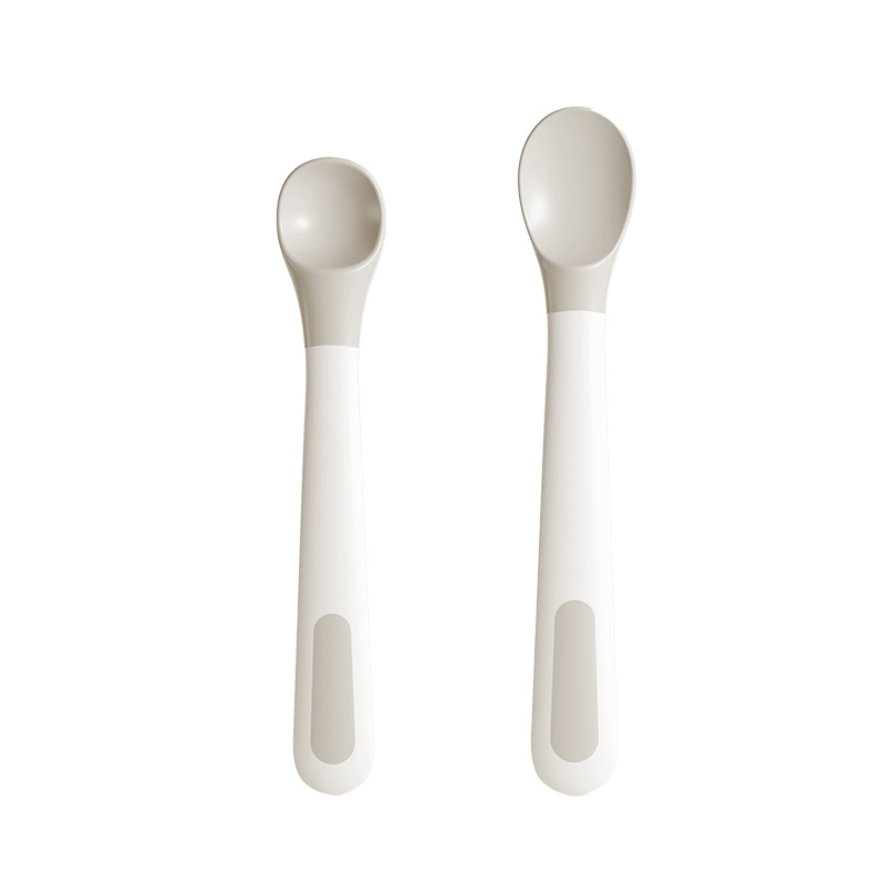Newborn Temperature‑Sensing Spoon Set, Portable Kids Feeding Tableware Kit