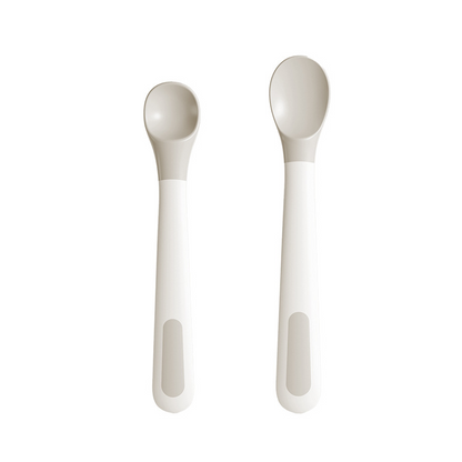 Newborn Temperature‑Sensing Spoon Set, Portable Kids Feeding Tableware Kit