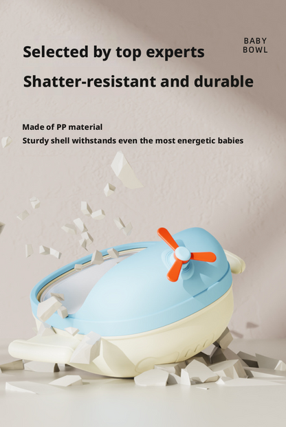 316 Stainless Steel Suction Baby Bowl, Shatterproof Toddler Self‑Feeding Tableware