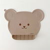 Korean-style baby silicone placemat, waterproof children's bib, portable ins-style infant eating bib and heat insulation mat