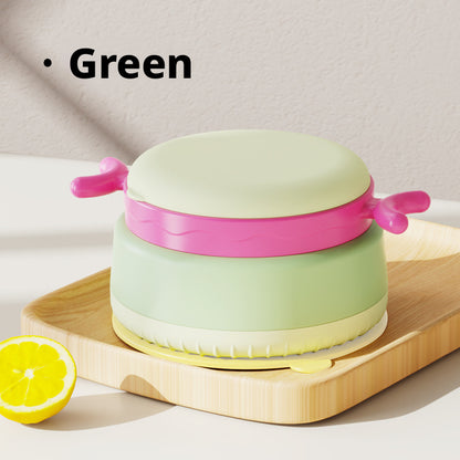 Household Stainless Steel Baby Thermal Food Bowl, Drop-Proof & Heat-Resistant Special Dining Bowl for Kids, Wholesale as Gifts