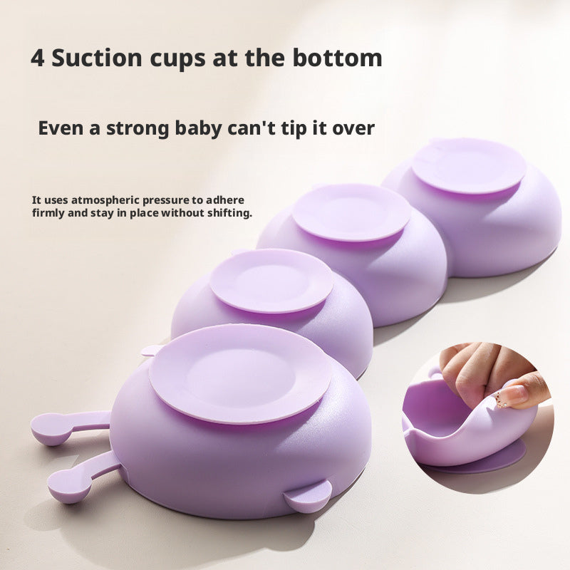 Food-grade Silicone Plate for Kids, Maternity & Baby Product, Caterpillar-shaped Divided Food Plate for Baby Complementary Feeding