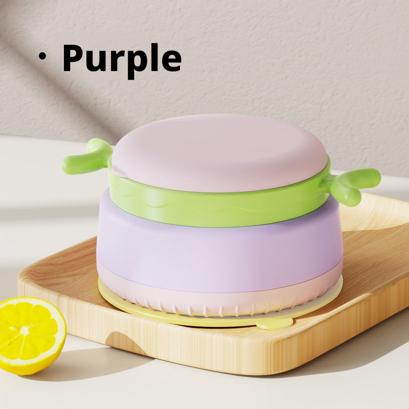 Household Stainless Steel Baby Thermal Food Bowl, Drop-Proof & Heat-Resistant Special Dining Bowl for Kids, Wholesale as Gifts
