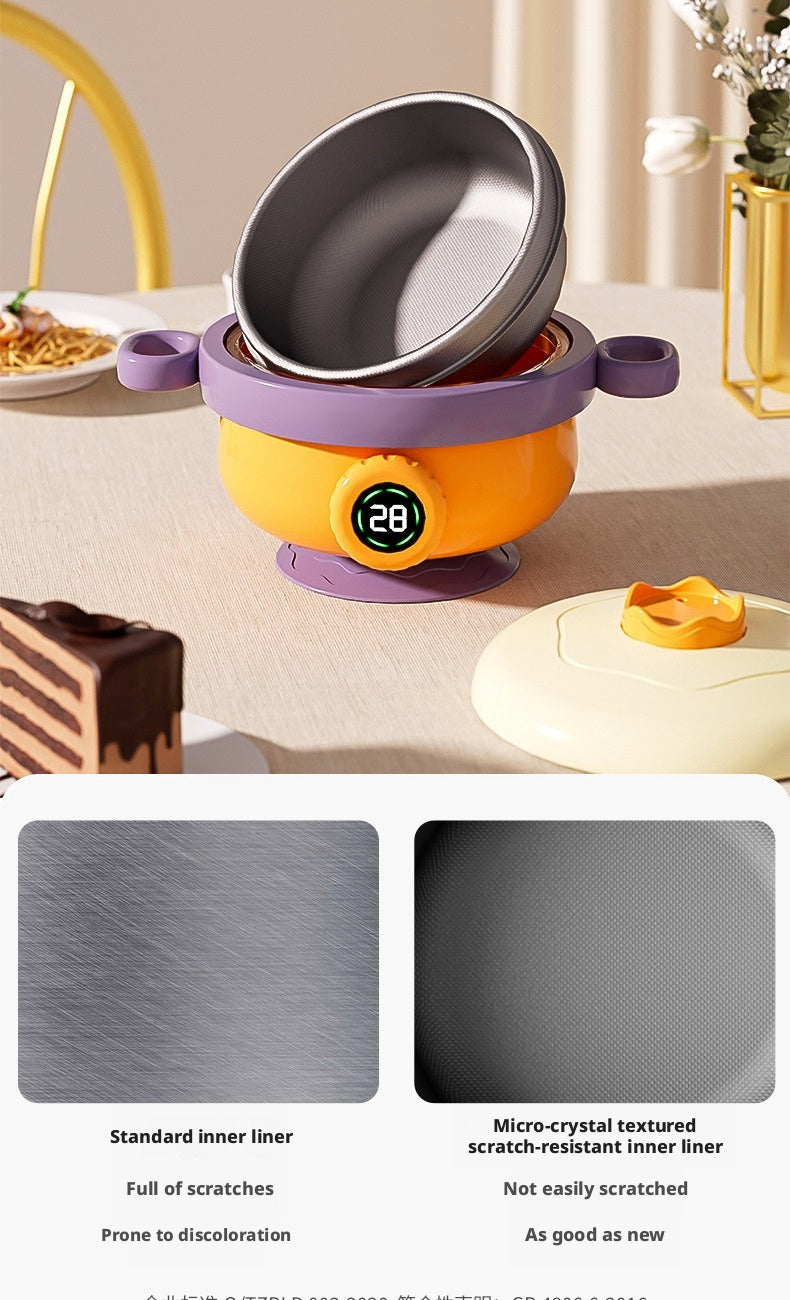 New Baby Food Bowl, Special Water-Filled Thermal Bowl for Infants, Constant Temperature, Household & Portable, with High-Definition Digital Display