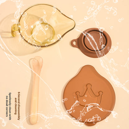 PPSU Baby Food Bowl Set, Special Small Bowl and Spoon for Newborns, for Rice Cereal and Water Feeding