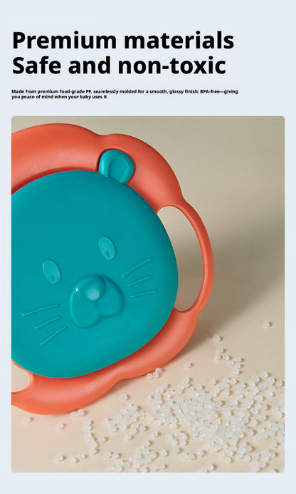 360° Rotatable Gyro Bowl, UFO-Shaped Baby Balance Bowl, Non-Tipping, Heat-Resistant & Drop-Proof Kids Feeding Bowl