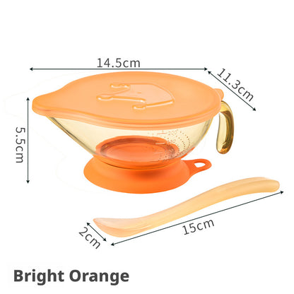 PPSU Baby Food Bowl Set, Special Small Bowl and Spoon for Newborns, for Rice Cereal and Water Feeding