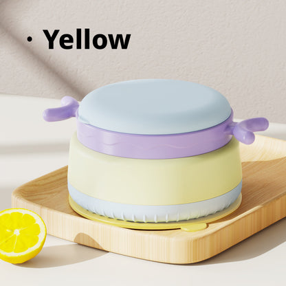 Household Stainless Steel Baby Thermal Food Bowl, Drop-Proof & Heat-Resistant Special Dining Bowl for Kids, Wholesale as Gifts